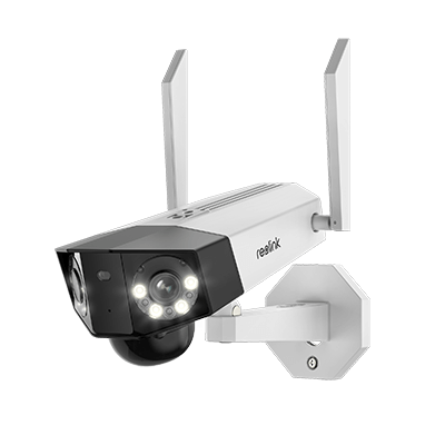 Dual Lens Security Cameras Wire Free