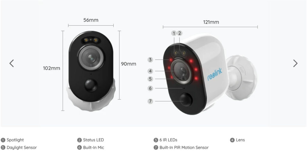 Reolink Argus 3 Pro Product Page For Reolink CH