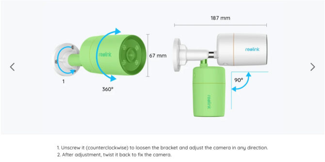 Reolink RLC-1212A Product Page For Reolink CH