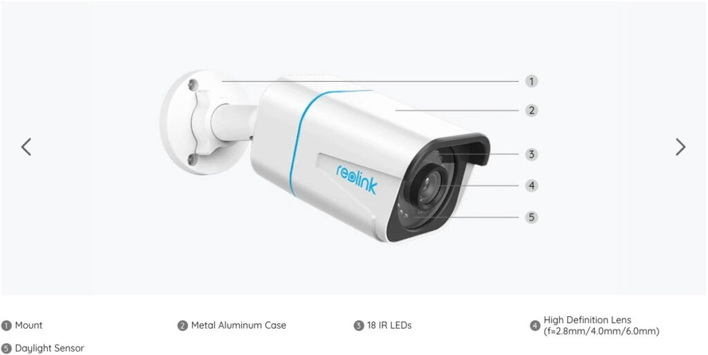 Reolink RLC-810A Product Page For Reolink CH