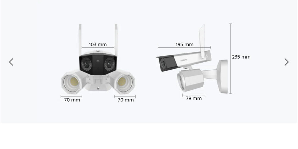 Reolink Duo Scheinwerfer WiFi Produktseite Für Reolink CH