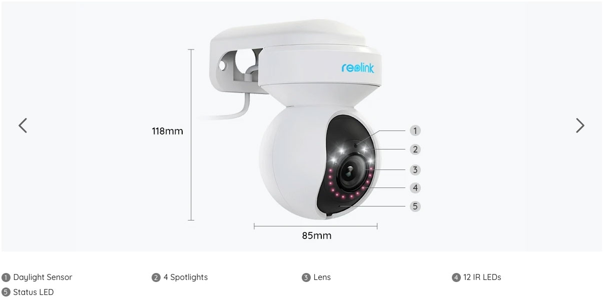 Reolink E1 Outdoor PoE Specs01