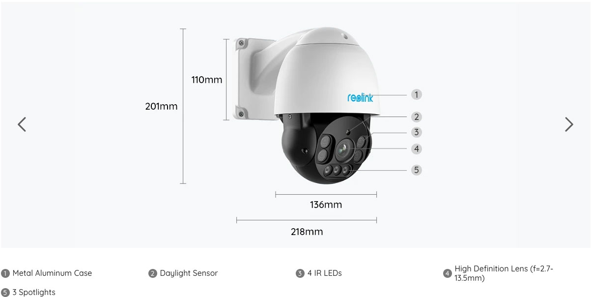 Reolink RLC 823A Specs01